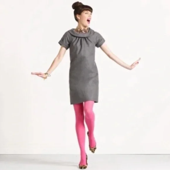 kate spade | Dresses | Kate Spade Riley Grey Wool Shift Dress | Poshmark